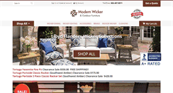 Desktop Screenshot of modernwicker.com